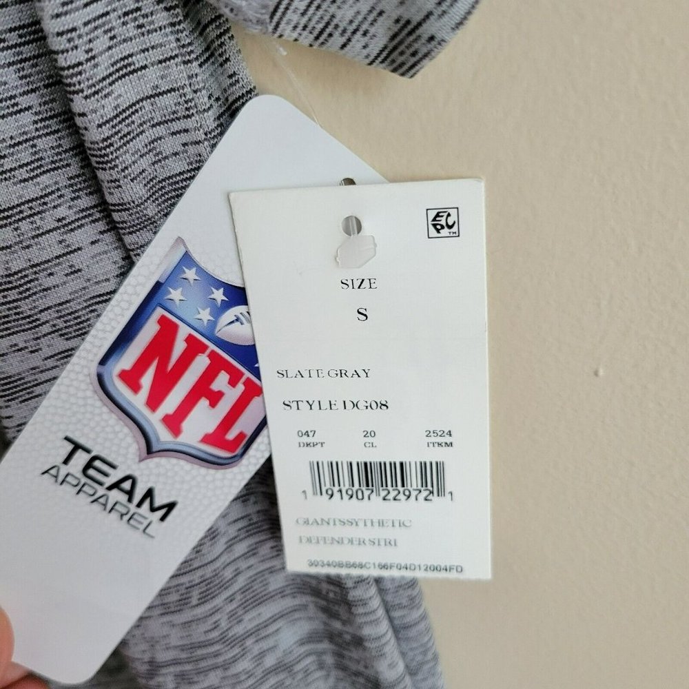 New York Giants Football NFL Team Apparel Athletic T-Shirt Men's Size S Gray NWT - Picture 5 of 6